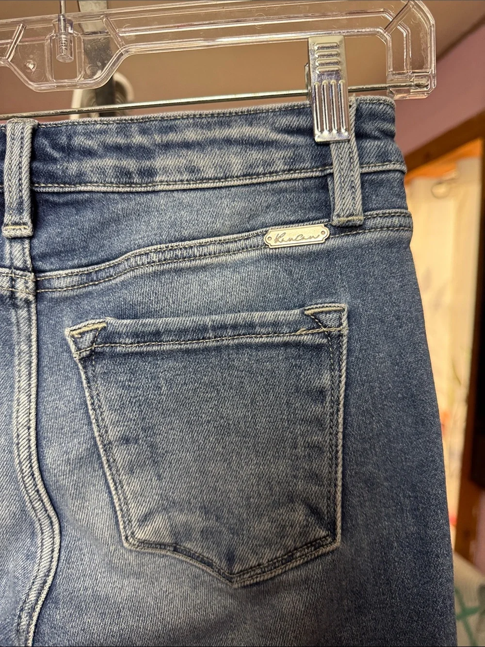 Kancan signature jean shorts Bermuda midrise size 27